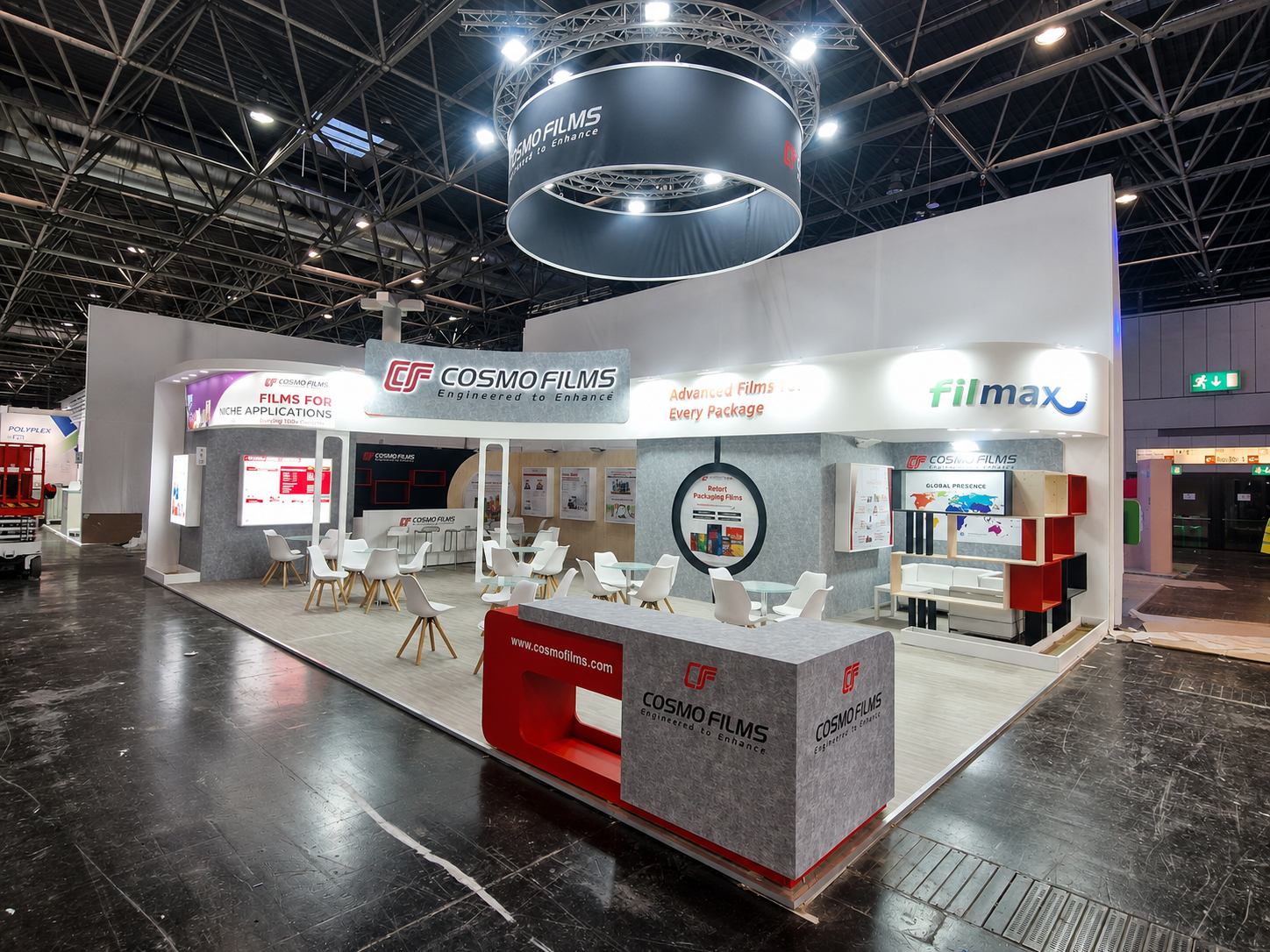 International exhibition booth by Mescot Designs