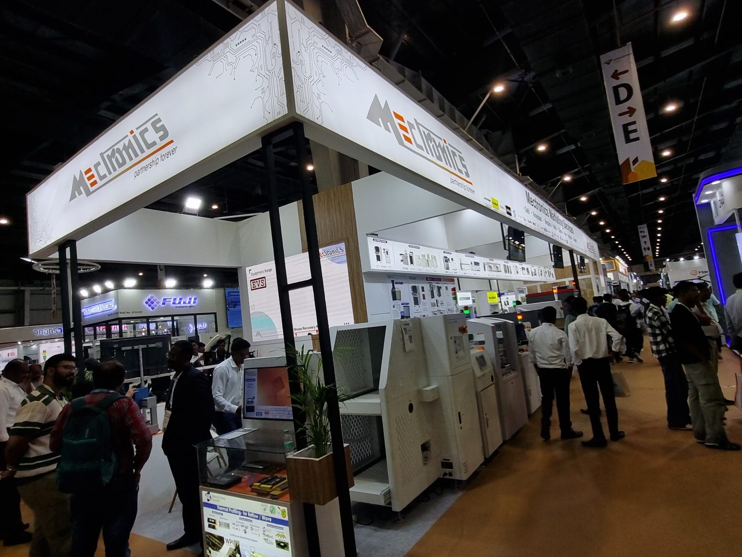 Technology trade show booth