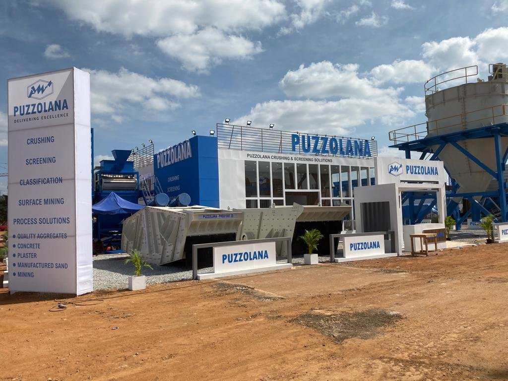 Industrial manufacturing exhibition booth